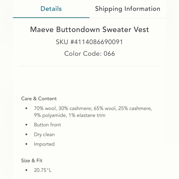 Maeve buttondown sweater vest - Picture 7 of 16